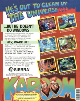 Space Quest - The Sarien Encounter box cover back